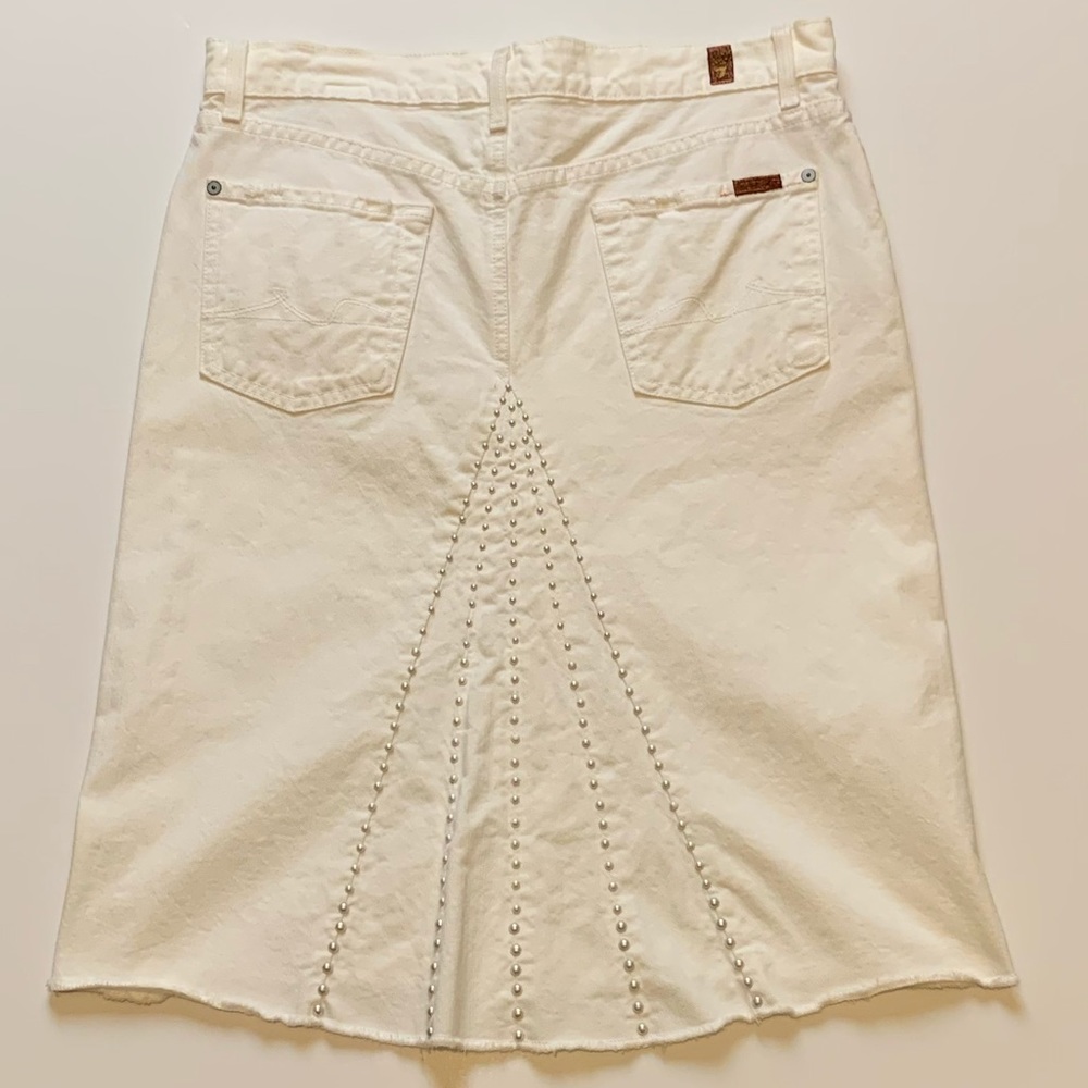 RARE 7 For All Mankind Denim Skirt